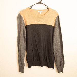 Color Block Long Sleeve Top